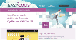 Desktop Screenshot of easy-colis.com