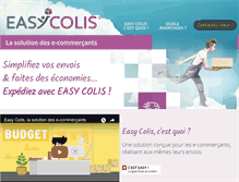 Tablet Screenshot of easy-colis.com